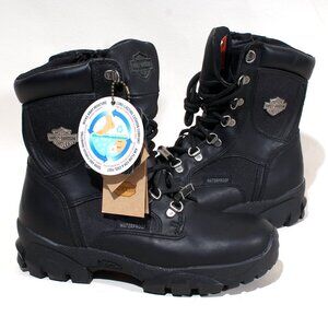 Women's Harley Davidson Boots Size 6.5 Black Leather Motorcycle Riding Boot